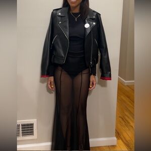 Sheer Bodysuit Dress